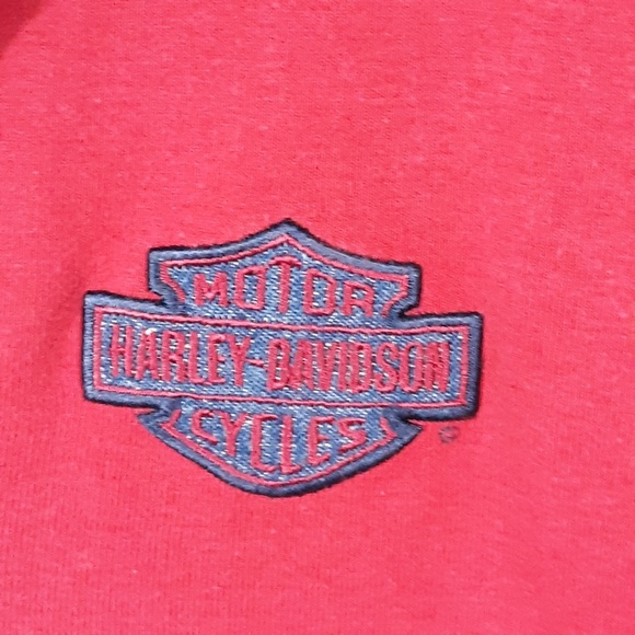 Harley Davidson Pullover Long Sleeve Shirt Top - Picture 2 of 8